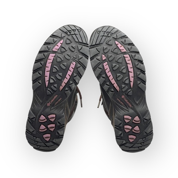 Columbia ⍟ Newton Ridge Plus Waterproof Hiker Hiking Boots ⍟ Brown Purple ⍟ 9M - Picture 14 of 16